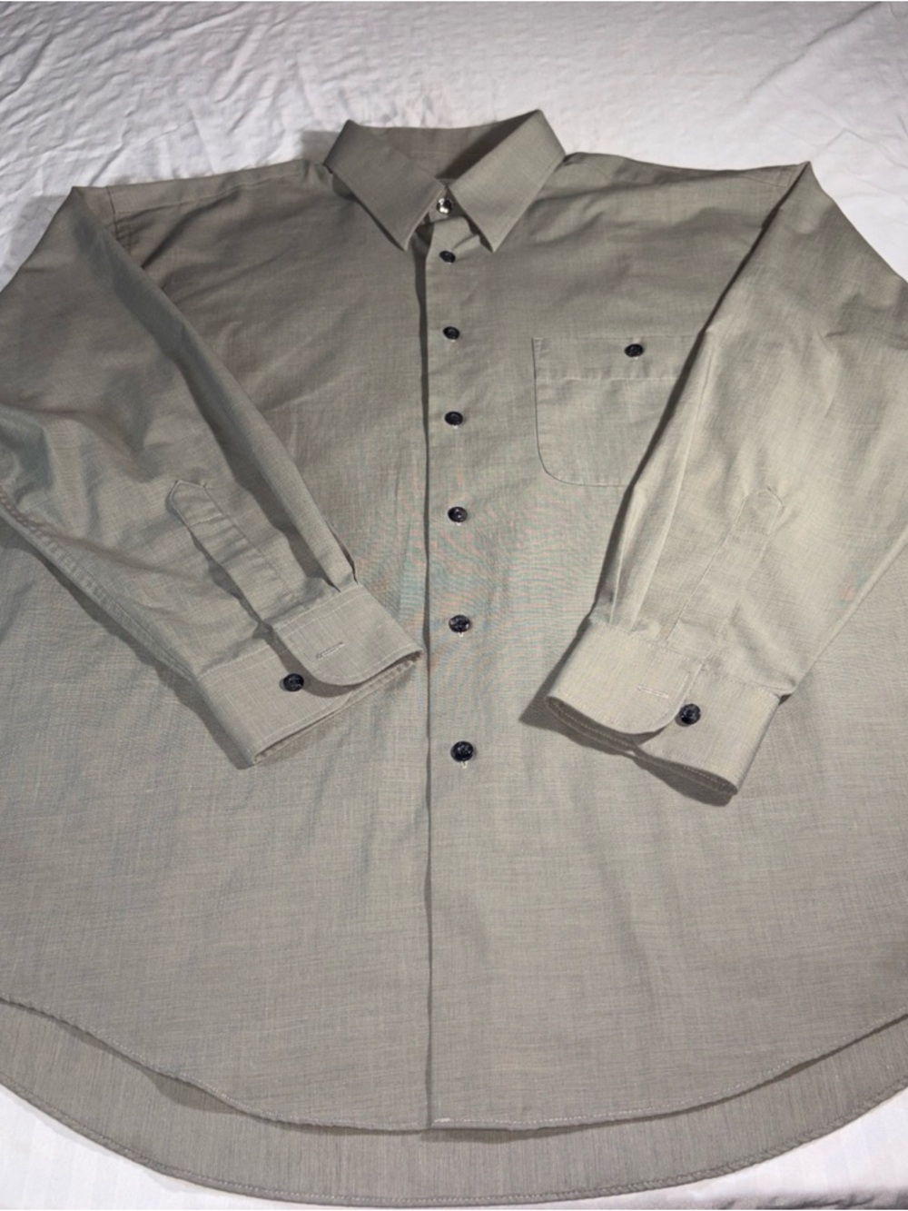 Yves Saint Laurent Taupe Button-Up Shirt